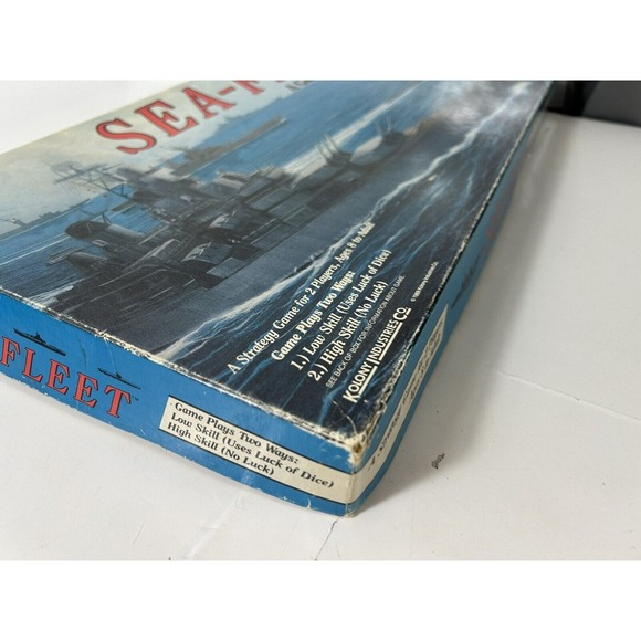 SEA-FLEET Strategy Board Game Vtg 1988 Kolony Industries Naval‎ Warfare Complete - Picture 5 of 13